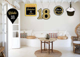 18th Birthday Party Theme Hanging Set for Decoration