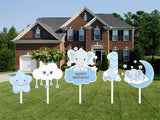 Baby Elephant Theme Birthday Party Cutouts