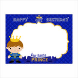 Prince Birthday Party Selfie Photo Booth Frame & Props