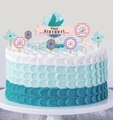 Mermaid Theme Birthday Party Cake Topper /Cake Decoration Kit