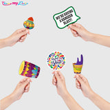 Holi Party Photo Booth Props Kit