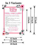 Wedding  Contract / Bridal Party Welcome Signage