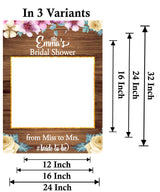 Bride To Be Bridal Party Selfie Photo Booth Frame