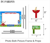 Cricket Theme Birthday Party Selfie Photo Booth Frame