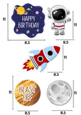 First Trip Around The Sun Theme Birthday Party Cutouts