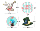 Tea Party Theme  Birthday Party Theme Hanging Set for Decoration