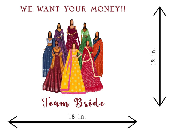 Fun Desi Wedding Signs/ Desi Indian Wedding/ Hindu Wedding Rasam Signs