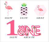 Flamingo Birthday Party Paper Decorative Straws