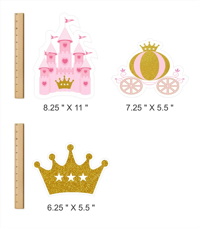 Princess Theme Birthday Party Table Toppers for Decoration