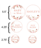 Baby In Bloom Baby Shower Party Table Confetti