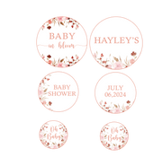 Baby In Bloom Baby Shower Party Table Confetti