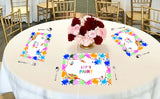 Art and Paint  Birthday Table Mats for Decoration