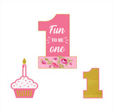 One Is Fun Theme Birthday Party Table Toppers for Decoration