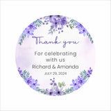 Wedding Thank You Favor Tag/Stickers