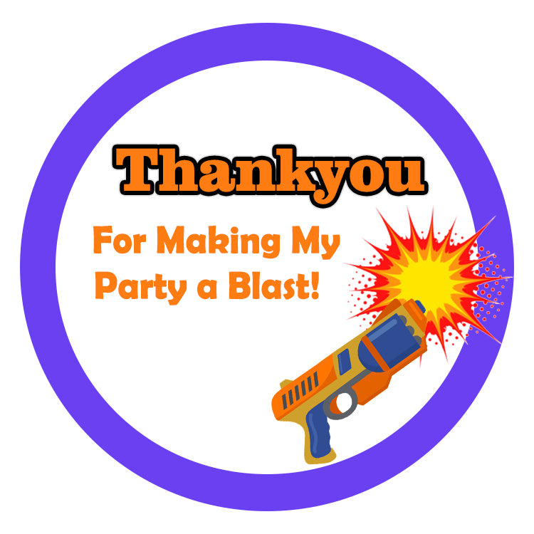 Battlefield  Party Birthday Thank You Tags/Return Gift tags