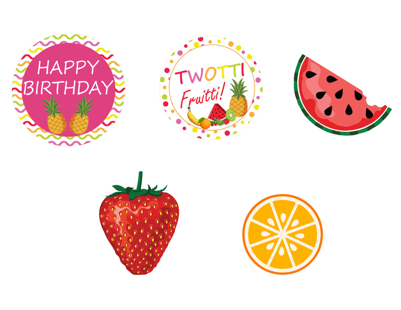 Twotti Fruity Birthday Party Cake Topper /Cake Decoration Kit