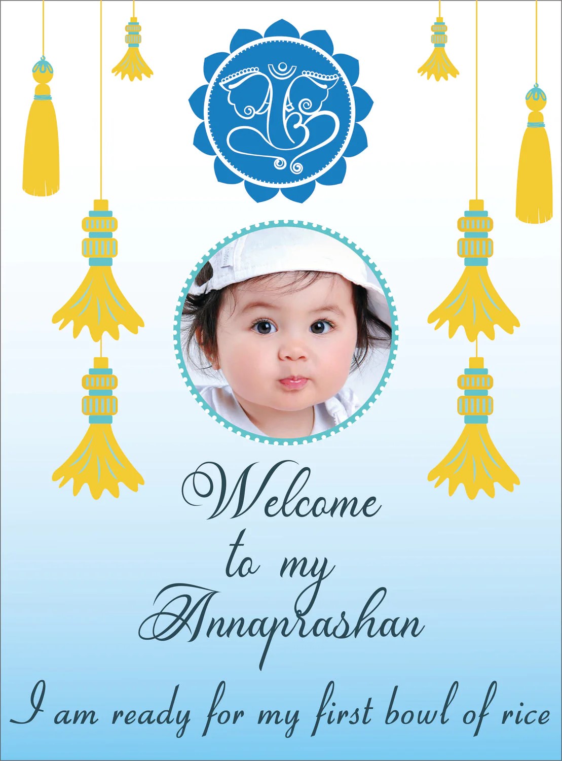 Annaprashan Ceremony Personalized Yard Sign/Welcome Board
