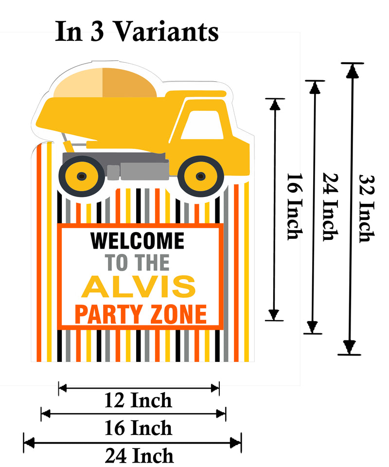 Construction Theme Birthday Party Yard Sign/Welcome Board