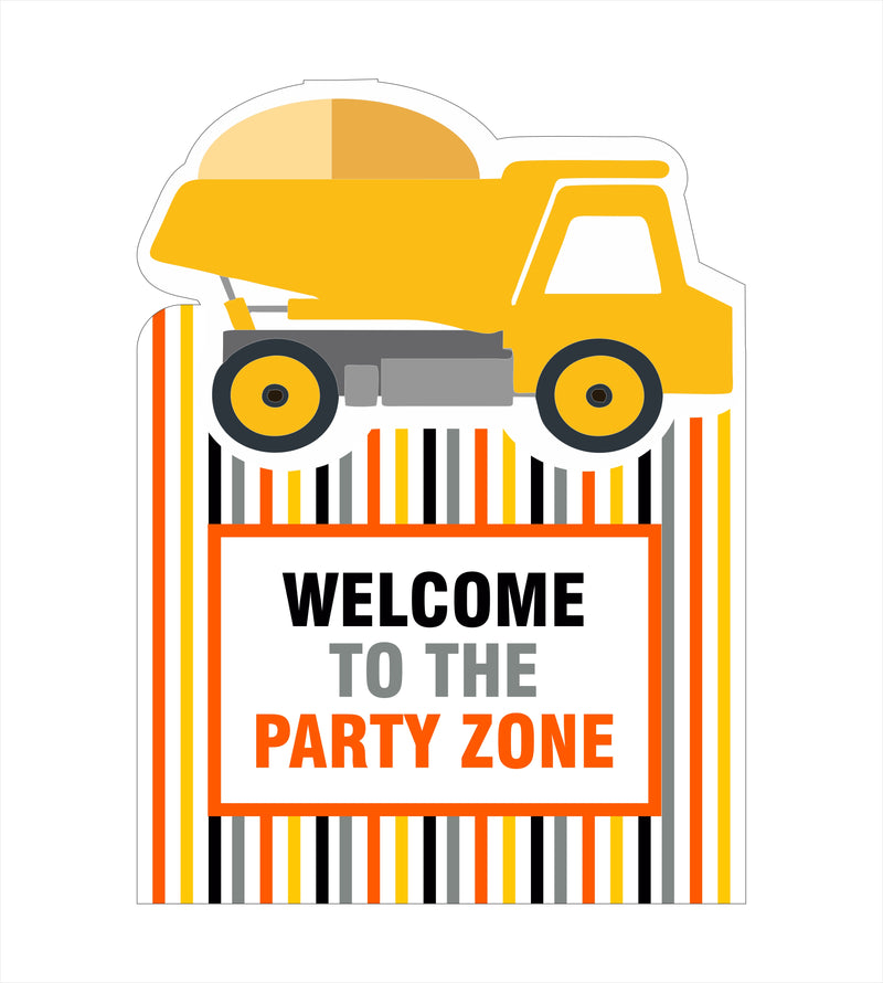 Construction Theme Birthday Party Yard Sign/Welcome Board