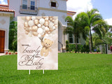 We Can Bearly Wait Theme Baby Shower Party Yard Sign/Welcome Board