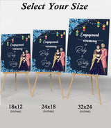 Engagement Ceremony Welcome Board for Decoration