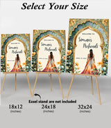 Mehndi Ceremony Signage or Welcome Board for Decoration