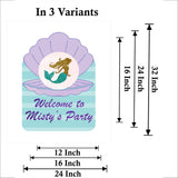 Mermaid Theme Birthday Party Yard Sign/Welcome Board.