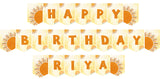 First Trip Around The Sun  Theme  Birthday Party Banner for Decoration