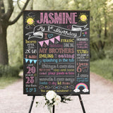 Sunshine Theme Customized Milestone Board for Kids Birthday Party