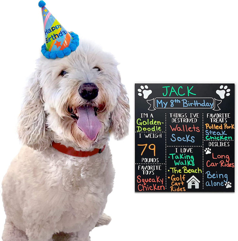 Dog/Puppy Birthday Party Customized Milestone Sign/Board