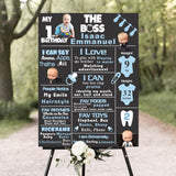 Boss Baby Customized Milestone Board for Kids Birthday Party