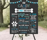 Dog Birthday Customized Milestone Poster /Sign Board