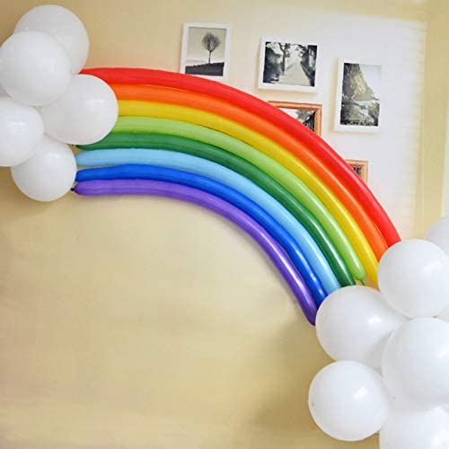 Rainbow Balloons For Party 67 pcs Latex Balloons For Baby Shower/ Birthday