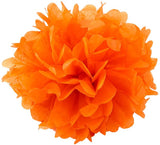 Orange Tissue Paper Pompom for Decorations