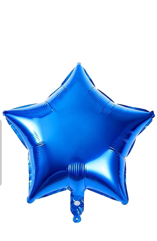Blue Star Shape Foil Balloon for Birthday Party Decoration or any other event.