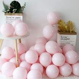 Pink Pastel Party Balloons For Wedding,Graduation, Kids' Birthday And Baby Shower Decor