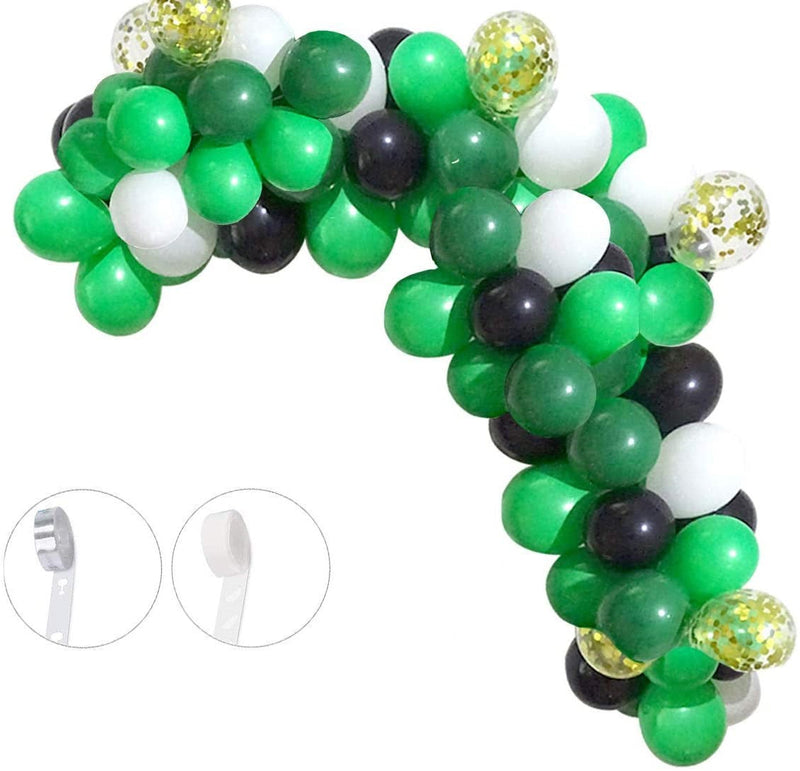 Green Birthday Party Balloon Arch Kit