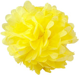 Red, Yellow And Black Pom Pom Flower Decoration For Birthday Parties, Anniversary Party & Baby Shower