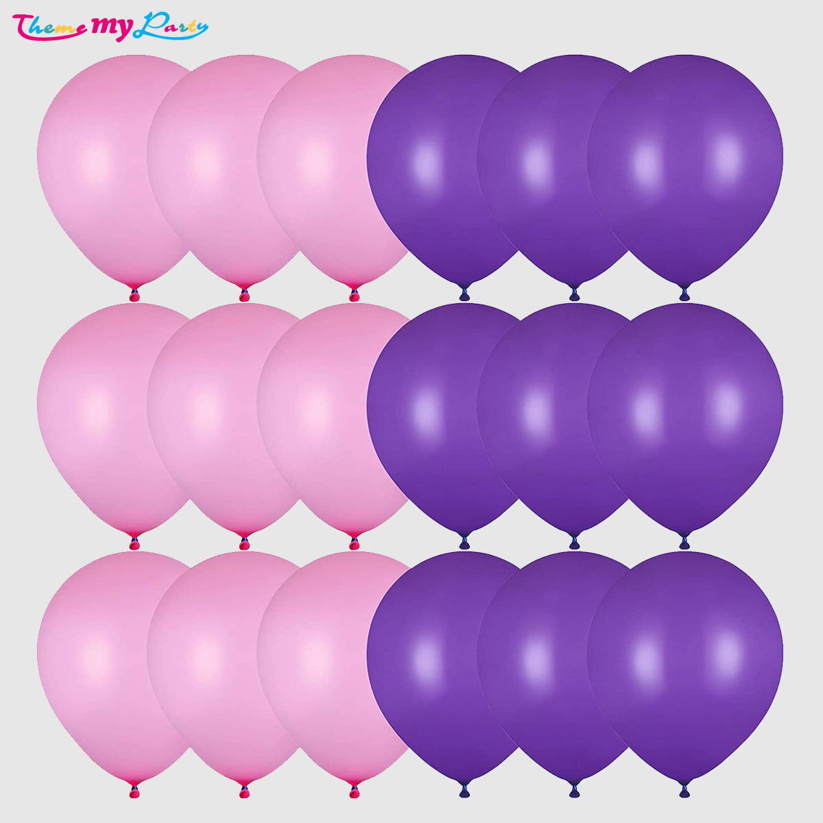 Metallic Pink And Purple Balloons Birthday  Party Decoration