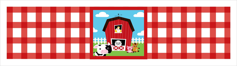 Farm Animal Theme Water Bottle Labels