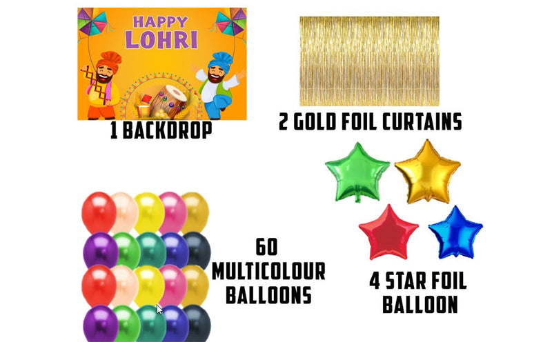 Lohri Party Decorations Complete Set