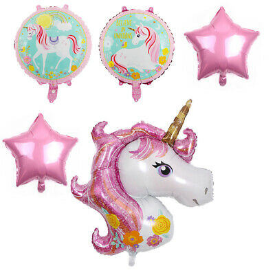 Unicorn Theme Foil Balloon- Set Of 5