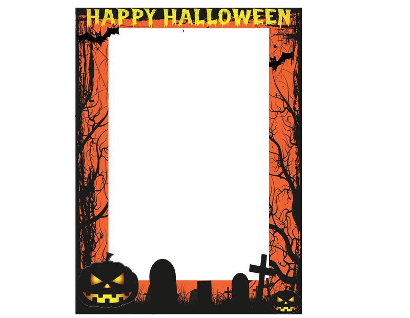 Halloween Photo Frame Decorations /Selfie Photo Booth