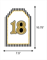 18th  Birthday Party Door Wall Banner