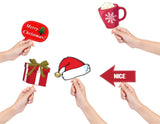 Christmas Decorations Photo Booth Props Decoration Party (Pack Of 18)