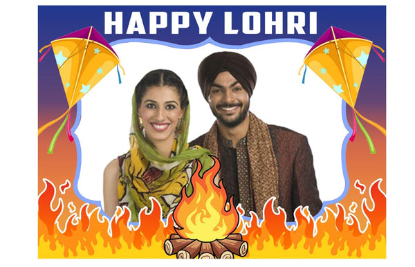 Lohri Party Photo Booth and Props Set for photography.